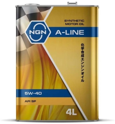 Синтетическое NGN Моторное масло Синтетическое A-Line SP 5W-40 5W-40 4 л