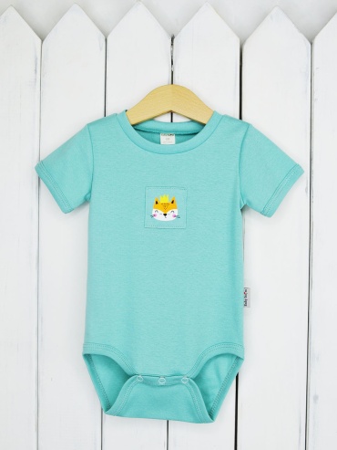 Боди Baby Boom бирюзовый