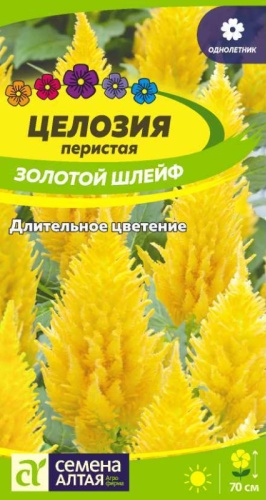 Семена Алтая целозия перистая Золотой шлейф