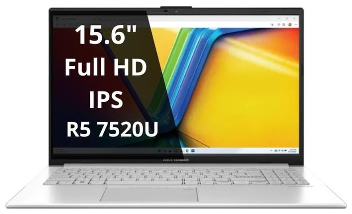 Ноутбук ASUS Vivobook Go 15 15.6" / 16 Гб / SSD 512 Гб / DOS / E1504FABQ2039
