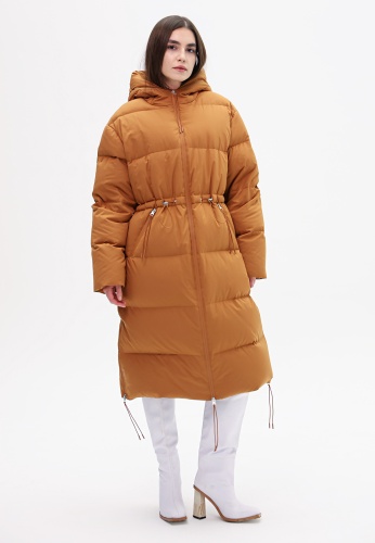 Пуховик Sana Moda серый
