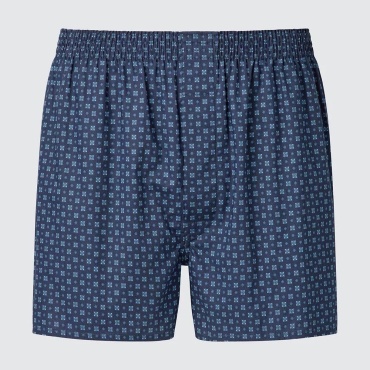 Шорты Uniqlo синий, мультиколор