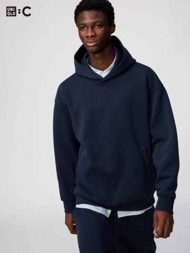Худи Uniqlo темно-синий