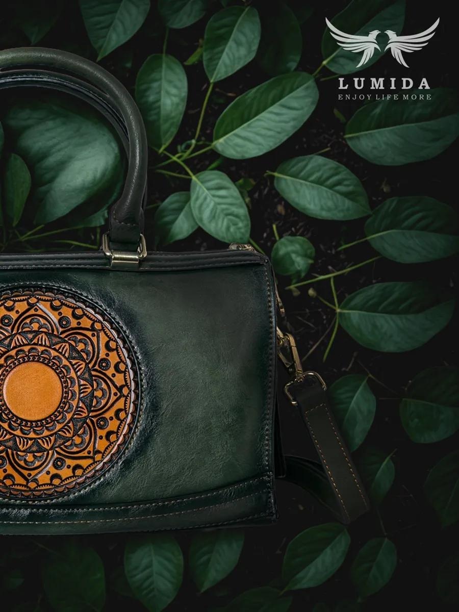 Комплект Lumida искусственная кожа красный