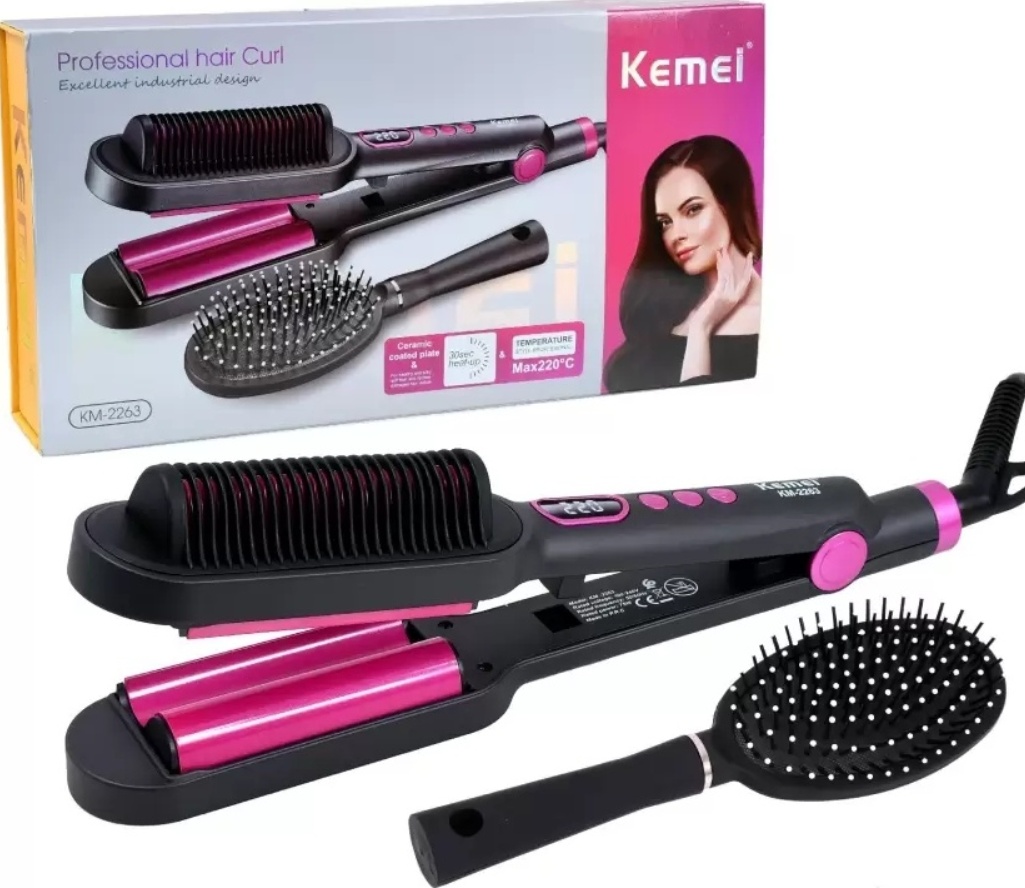 Kemei Km-2263 плойка волновая