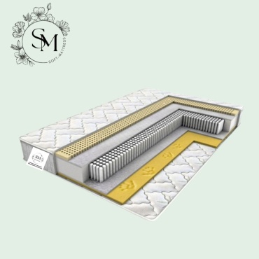 Матрас Soft-mattress Multi Denwir Classic Memo Soft Plus, 155x215x20 см