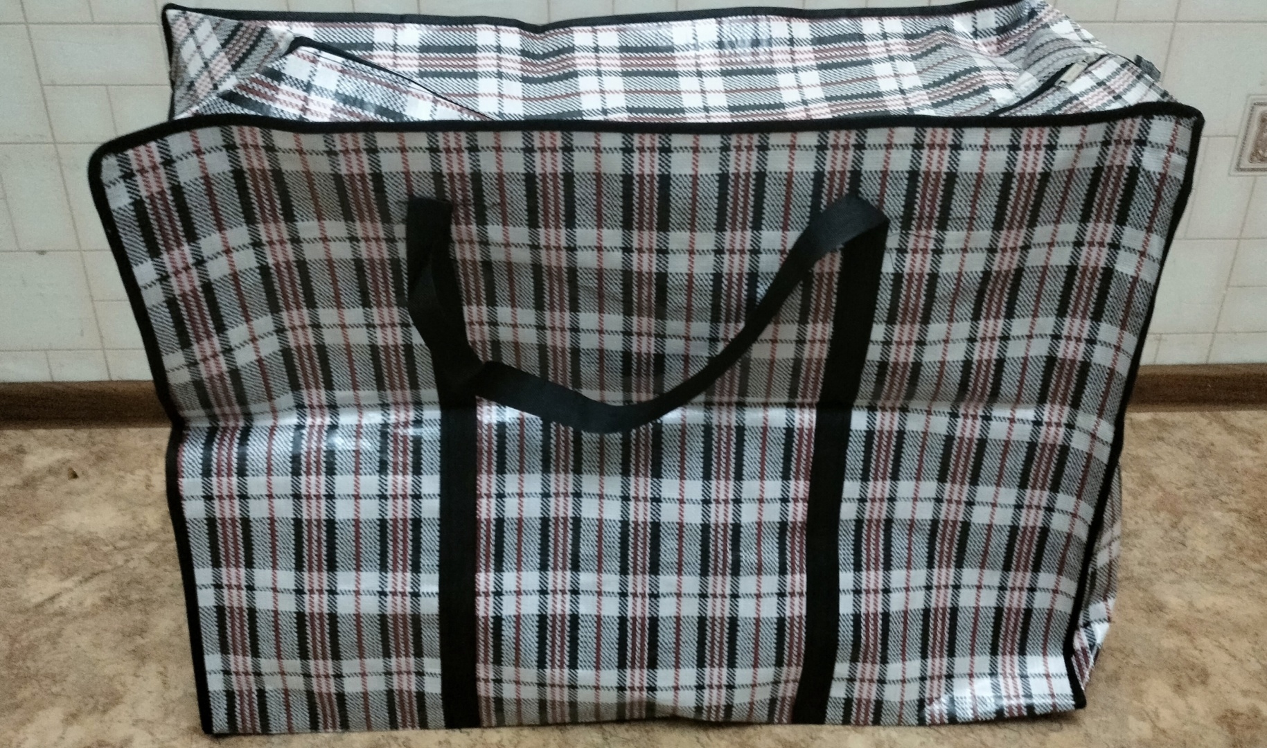 Хозяйственная сумка 190 л 60x90x35 см, полиэстер, полиэтилен