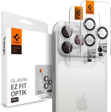 Стекло Spigen для Apple iPhone 17 Pro GlasTR EZ Fit Optik Pro Silver AGL10124 серебристый