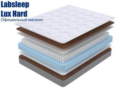 Матрас Labsleep Lux Hard, 200x200x20 см