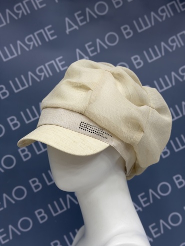 Кепи HLG-Brand размер 58, 59, 60, 61, светло-бежевый
