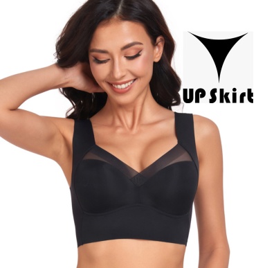 Бюстгальтер спортивный бюстгальтер UP Skirt черный