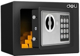 Сейф Kuvert ET510 ключевой, электронный замок (230х170х170 мм)