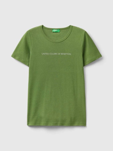 Футболка UNITED COLORS OF BENETTON хаки