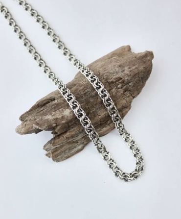 Argentum SymoSilver цепь длина 55 см, вес 12 г серебро, плетение бисмарк