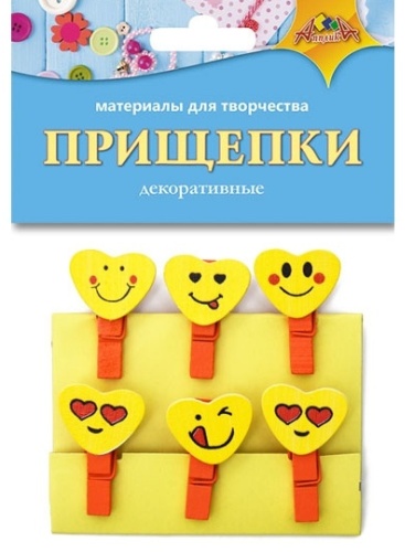 Декоративные прищепки Апплика дерево