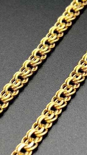 ADAL GOLD 0010 длина 55 см, вес 10.92 г золото, плетение бисмарк