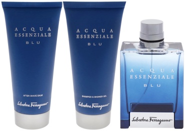 Salvatore Ferragamo Acqua Essenziale Blu парфюмерный набор 100 мл, для мужчин