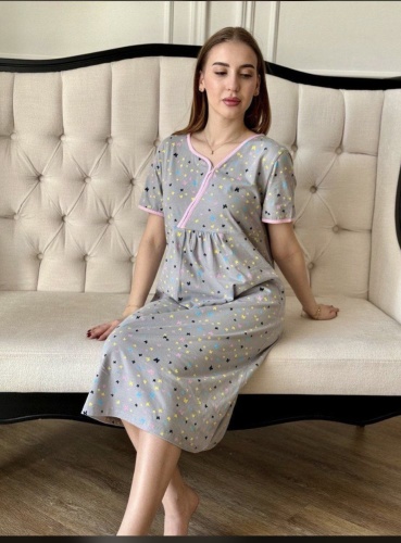 Ночная сорочка Ellada серебристый