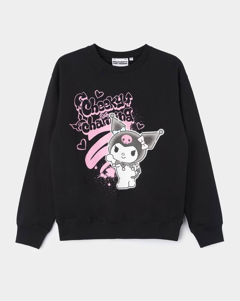 Свитшот HELLO KITTY AND FRIENDS черный