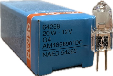 Osram 20W G4, галогенная, теплый белый