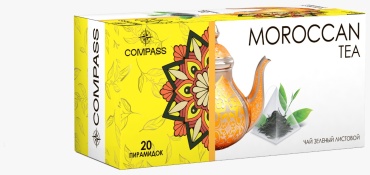 Чай Compass Марокканский зеленый листовой 40 г