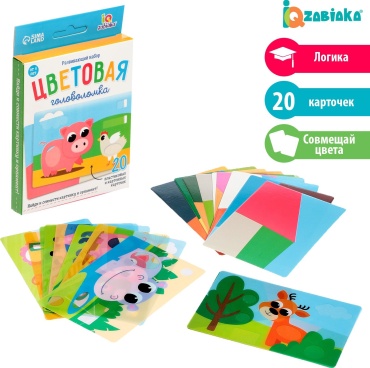 Обучающий набор IQ-ZABIAKA «Цветовая головоломка»