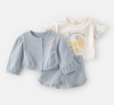 Комплект Carters белый, светло-голубой