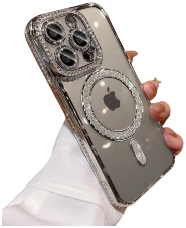 Чехол Nemo.kz для Apple iPhone 14 Pro Max серебристый