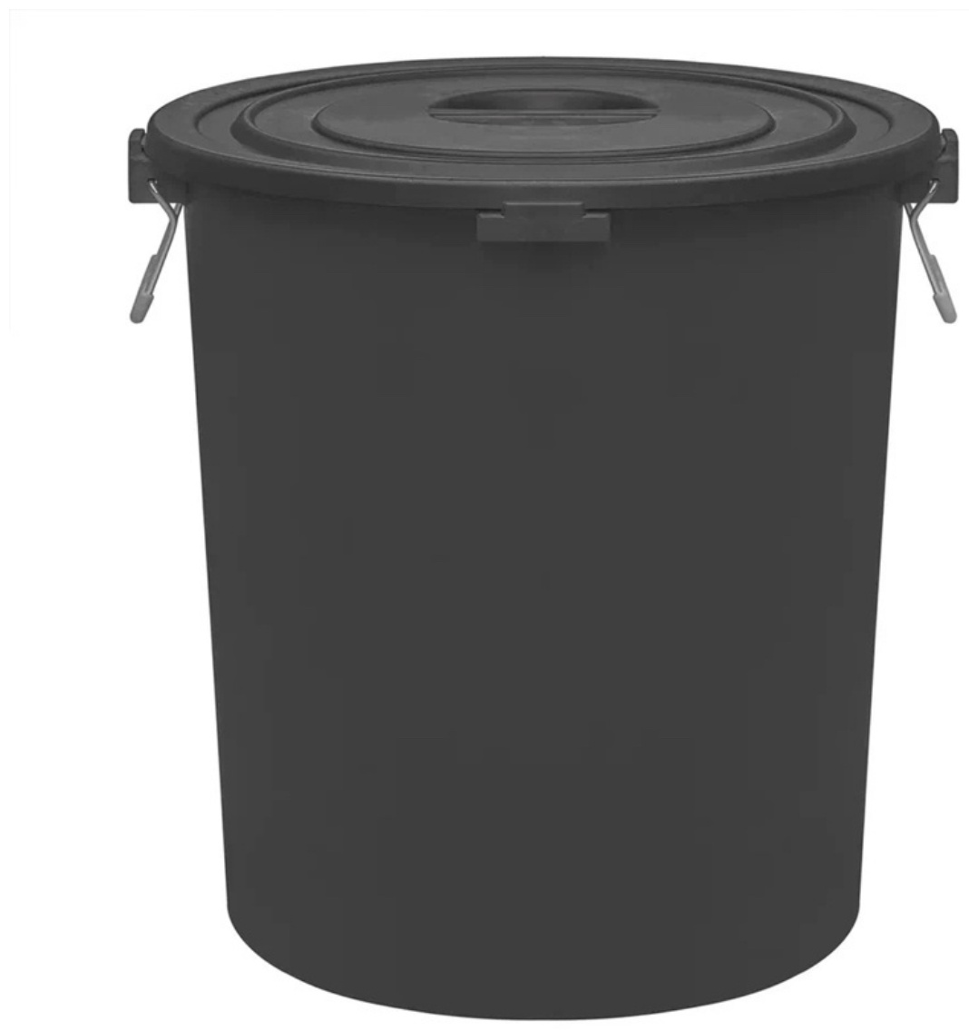 С крышкой A-KOSMART 90 л