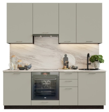 Кухонный гарнитур ART KITCHEN , 220x240х60 см, ЛДСП, белый