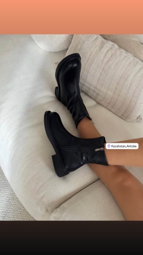 Сапоги FASHION черный