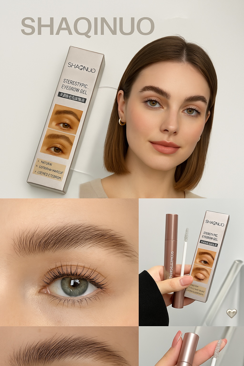 Shaqinuo гель Stereotypic Eyebrow прозрачный 3.5 мл