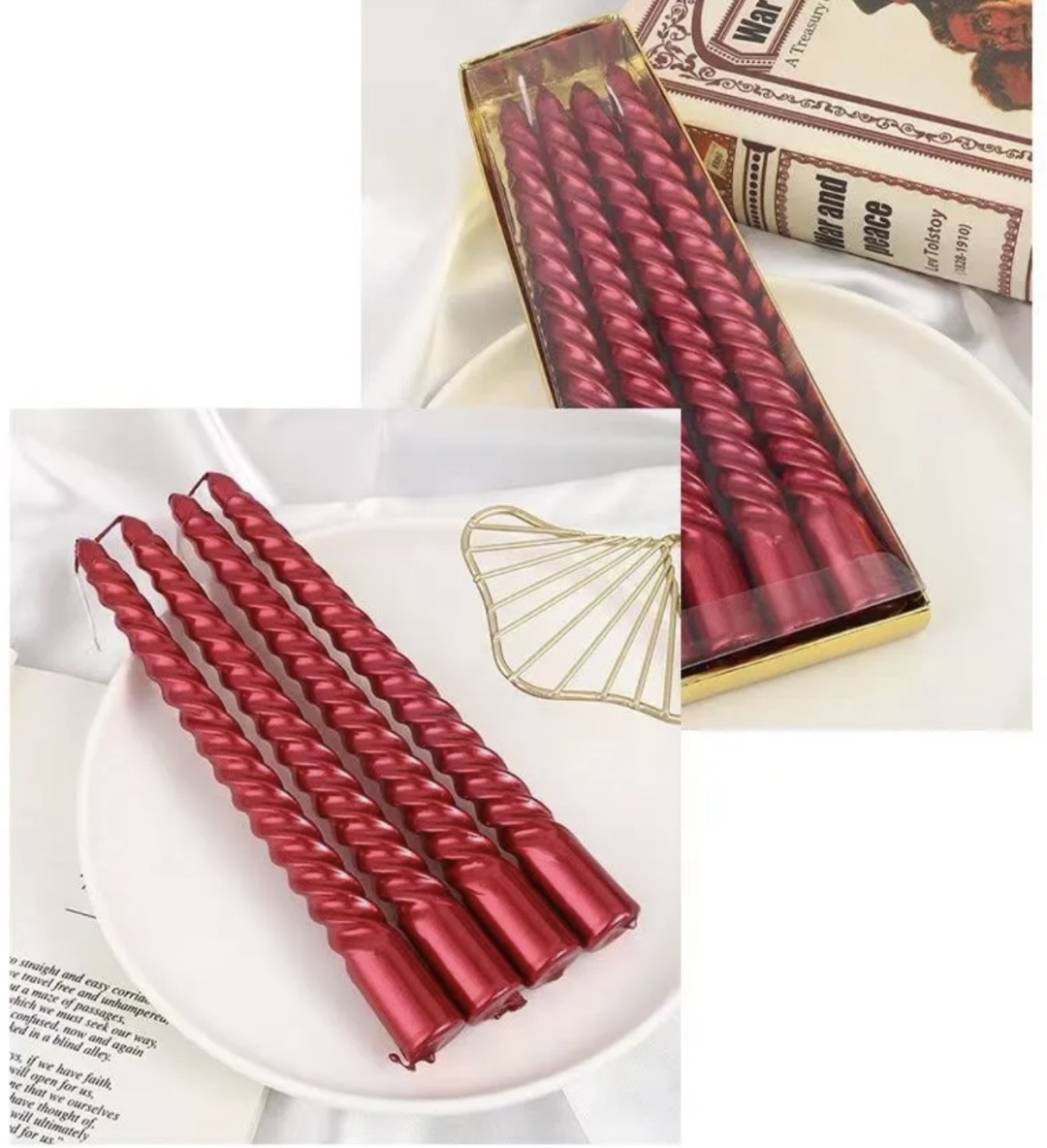 Декоративная свеча HOME 890 20 см, 4 шт
