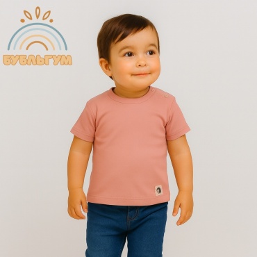 Футболка Si baby розовый