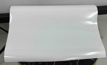 30404777_Glitter белый пленка, A2, 1 шт, зернистое покрытие