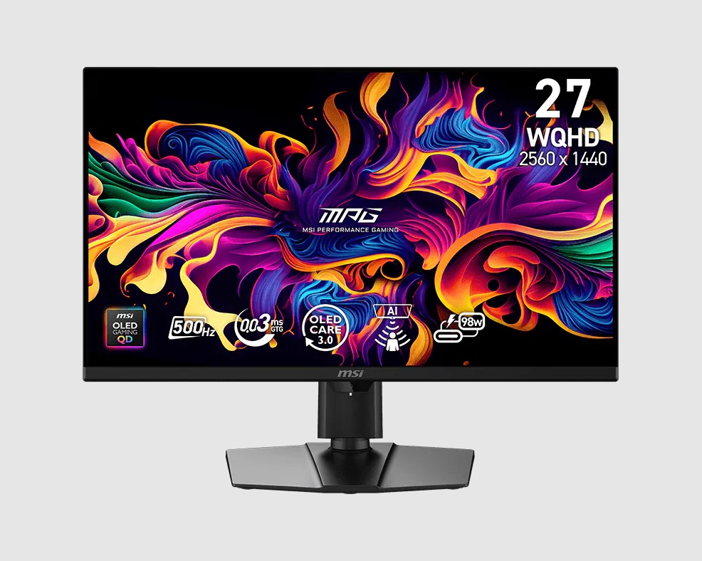Монитор 26.5" MSI MPG 271QR QD-OLED X50 черный
