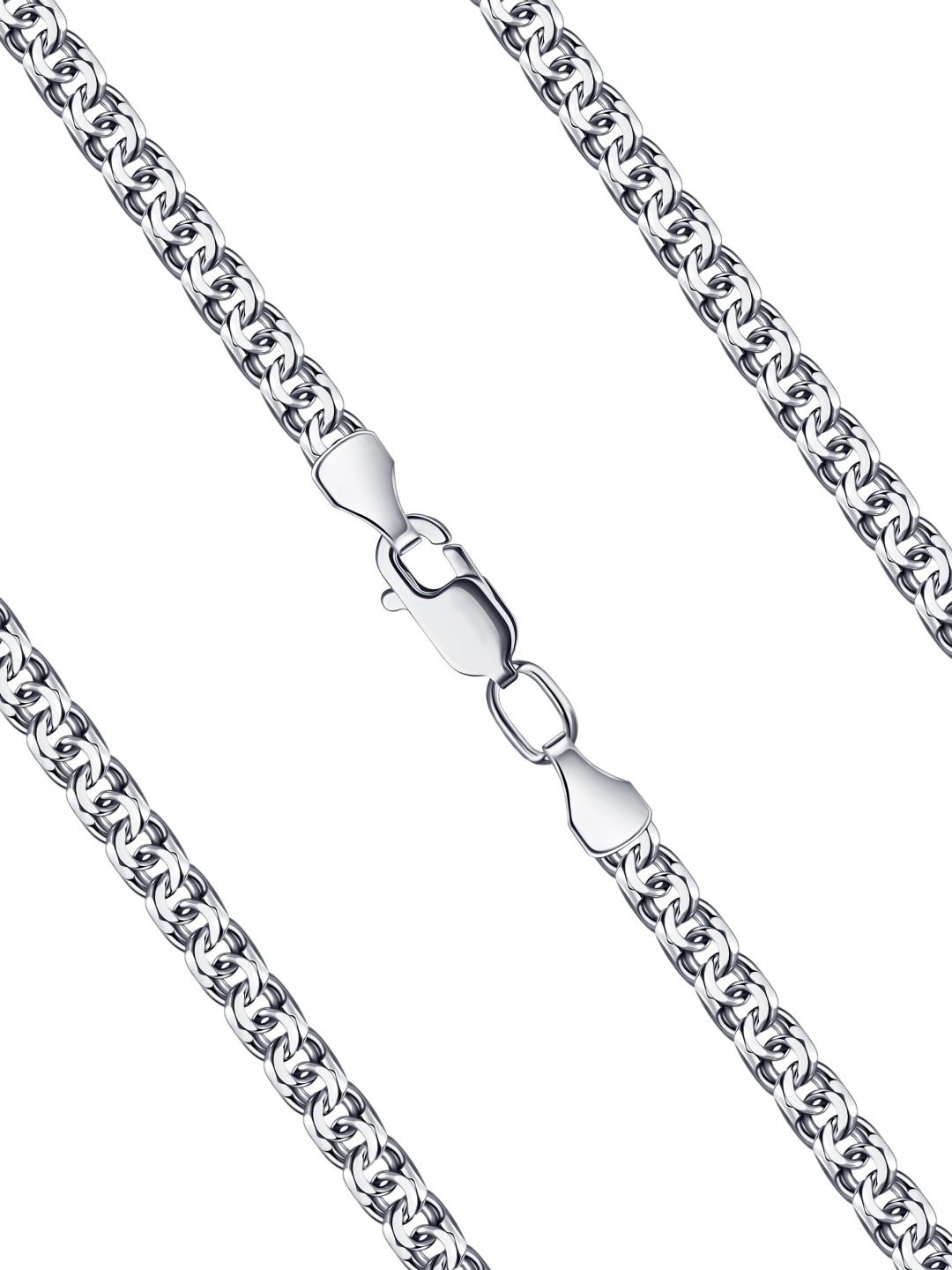Lucente Silver 82070382160_60 длина 60 см, вес 16.75 г серебро, плетение бисмарк