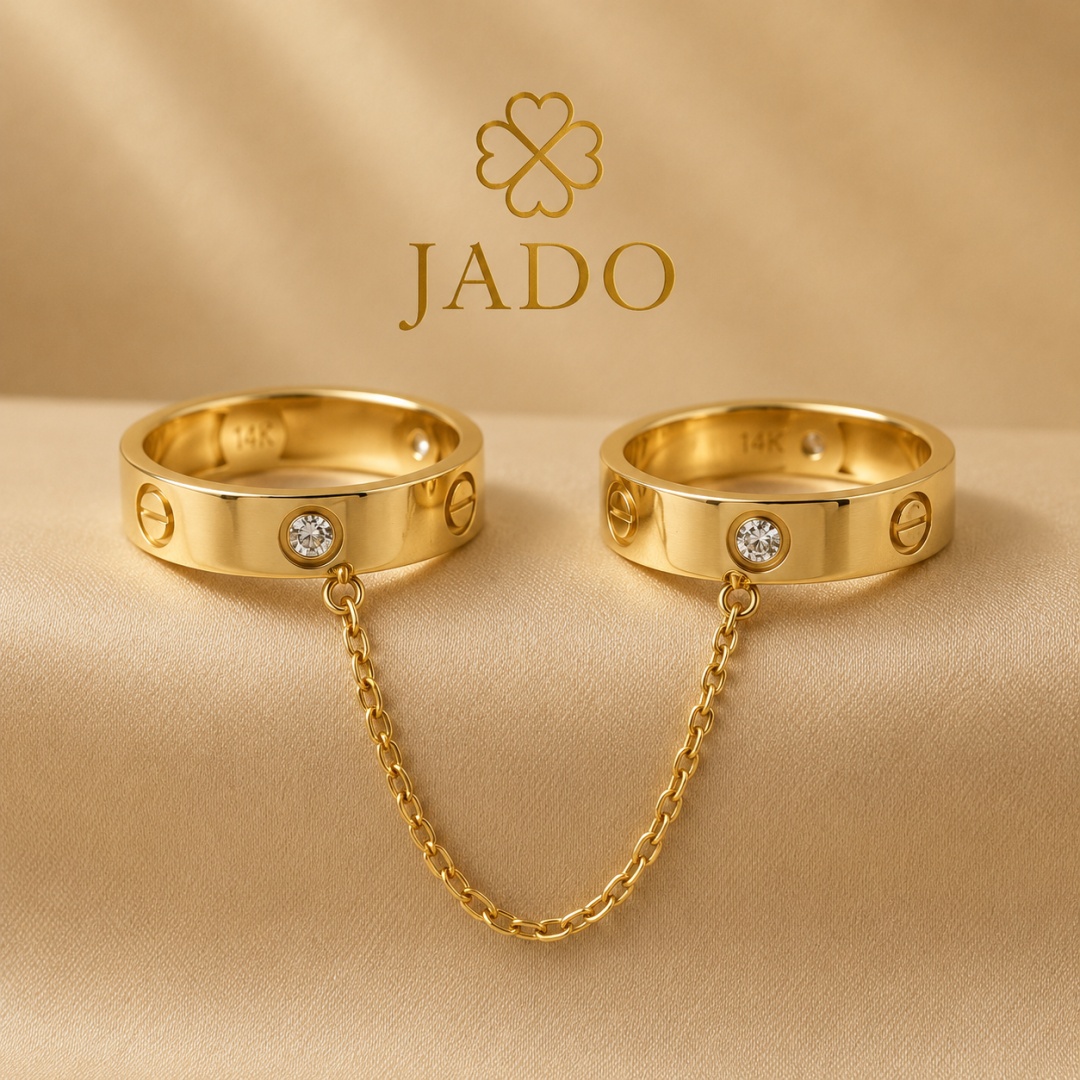 Кольцо Jado Jewellery 140610 размер 17.5 вес 4.75 г золото, фианит
