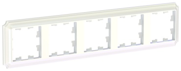 Schneider Electric AtlasDesign Antique Рамка 5-пост жемчуг ATN100405, жемчуг