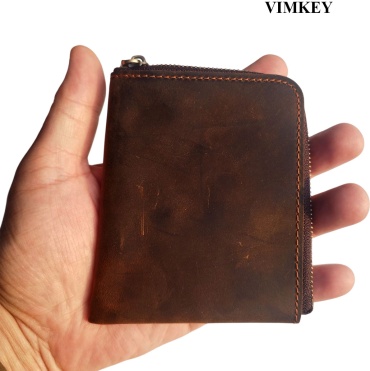 Кошелек VIMKEY натуральная кожа коричневый