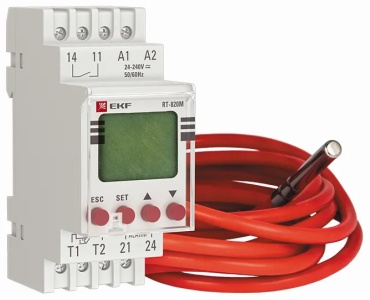 EKF температурное реле RT-820M AC/DC 240 В 16 А, кол-во фаз : 1