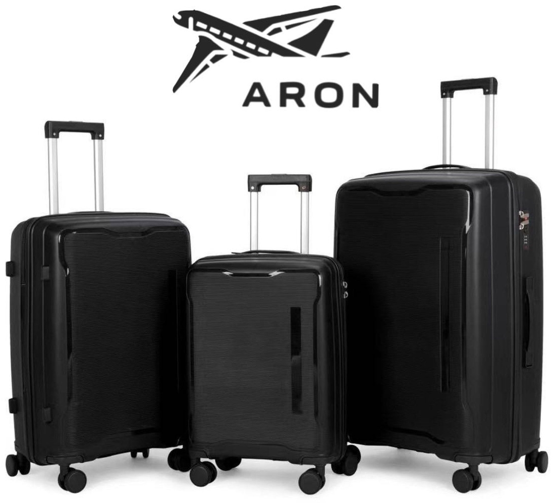 Чемодан ARON-009 полипропилен 220 л черный