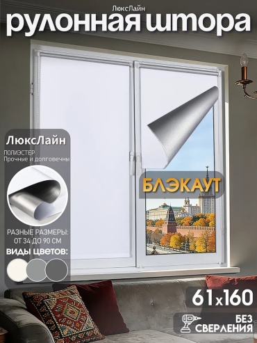 ЛюксЛайн 600529758 белый 61x160 см