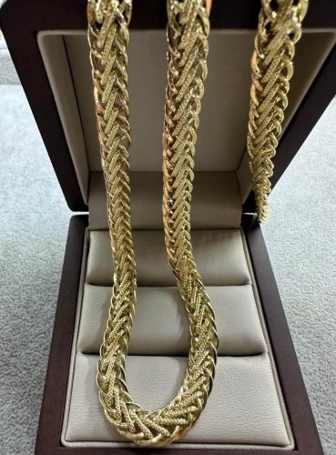 Italian Gold AlmazNI-Gold длина 55 см, вес 18 г золото, плетение кобра