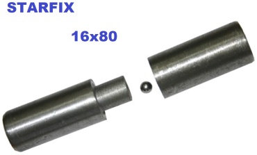 Петля вварная STARFIX 80х16мм SMP-22401-1 универсальная