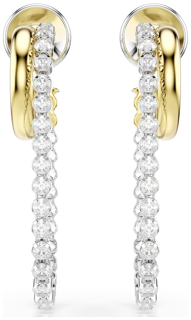 Серьги Swarovski бижутерный сплав, кристаллы Swarovski