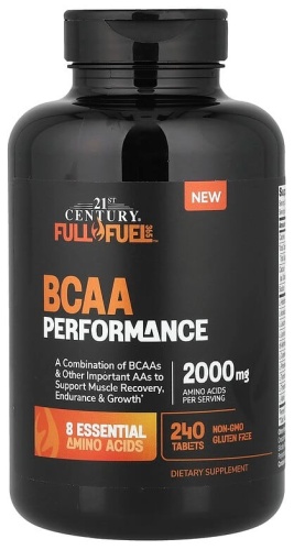 BCAA 21st Century Full Fuel 365, BCAA, эффективность, 240 таблеток нейтральный