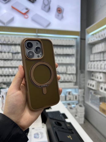 Чехол HDD PRODUCE для Apple iPhone 16 Pro Max коричневый