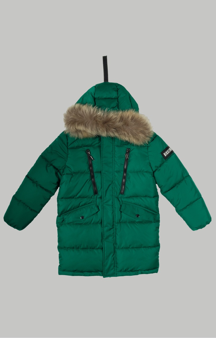 Зимняя куртка Bikkembergs kids зеленый