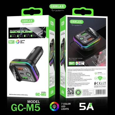 FM-трансмиттер GC-M5 черный